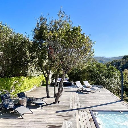 F2 avec jacuzzi, pétanque, à 3 min mer, dans grande propriété Porticcio  Exterior foto